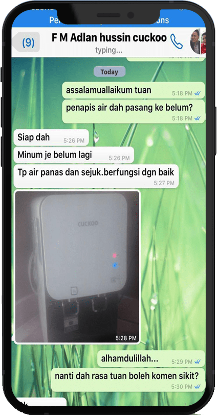 testimoni pengguna treadmill cuckoo